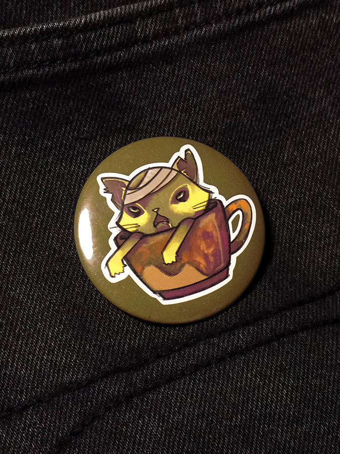 Przypinka Zombie Cat