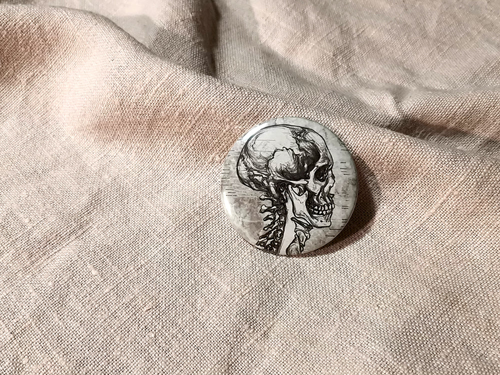 Przypinka anatomiczna czaszka