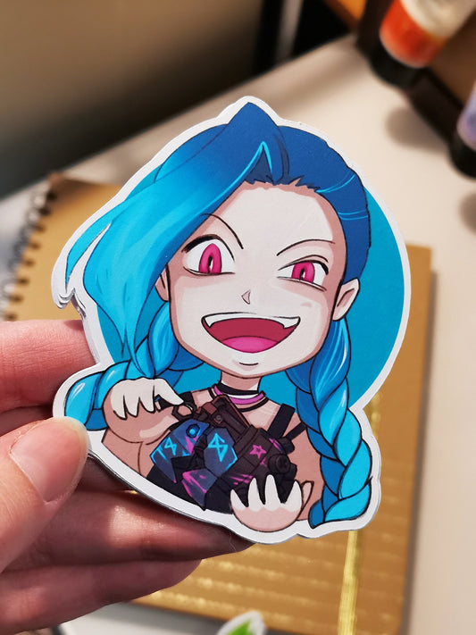 Naklejka chibi Jinx