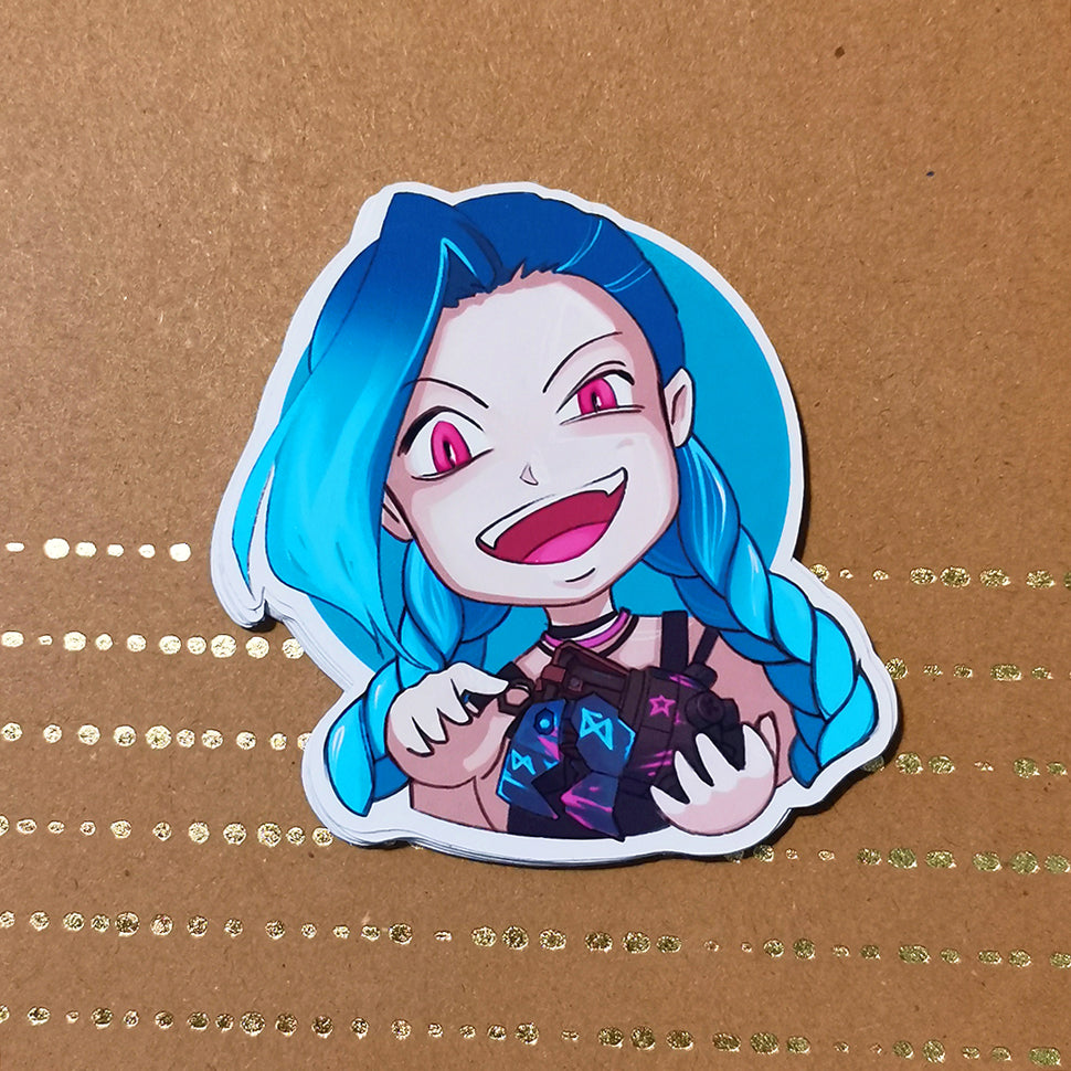 Naklejka chibi Jinx
