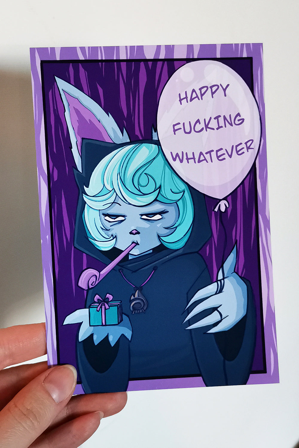 kartka prezentowa Happy fuckin whatever