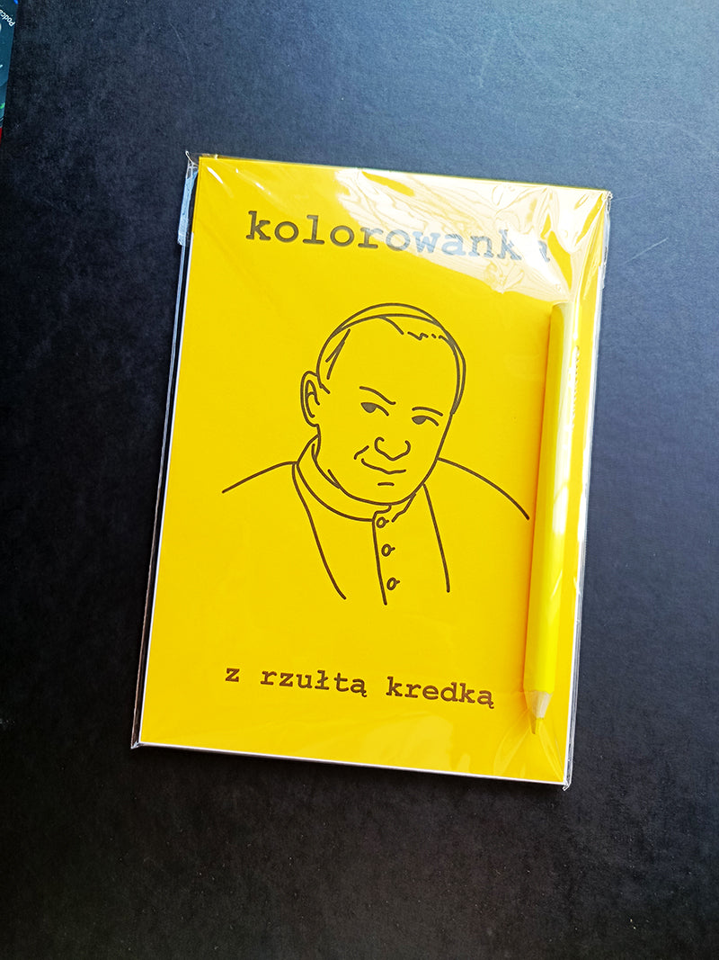 Kolorowanka z rzułtą kredką