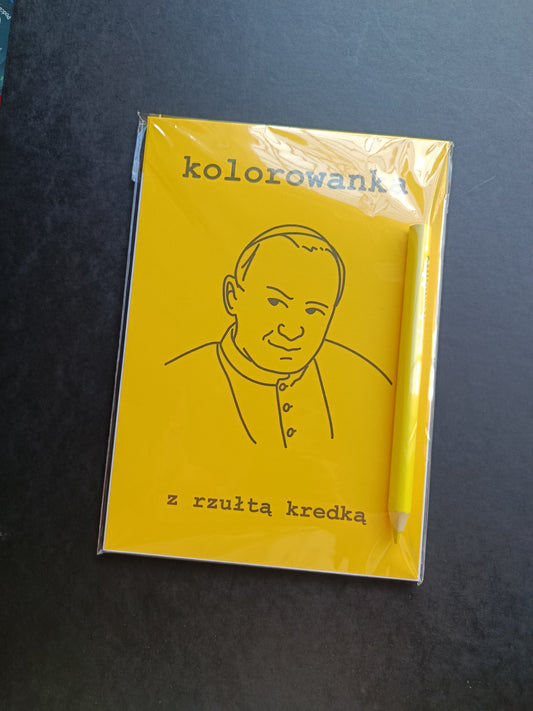 Kolorowanka z rzułtą kredką